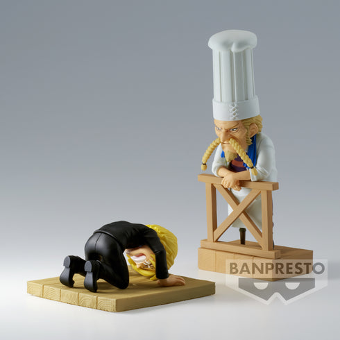 Banpresto Figura Sanji & Zeff 2 WCF Log Stories One Piece 7cm